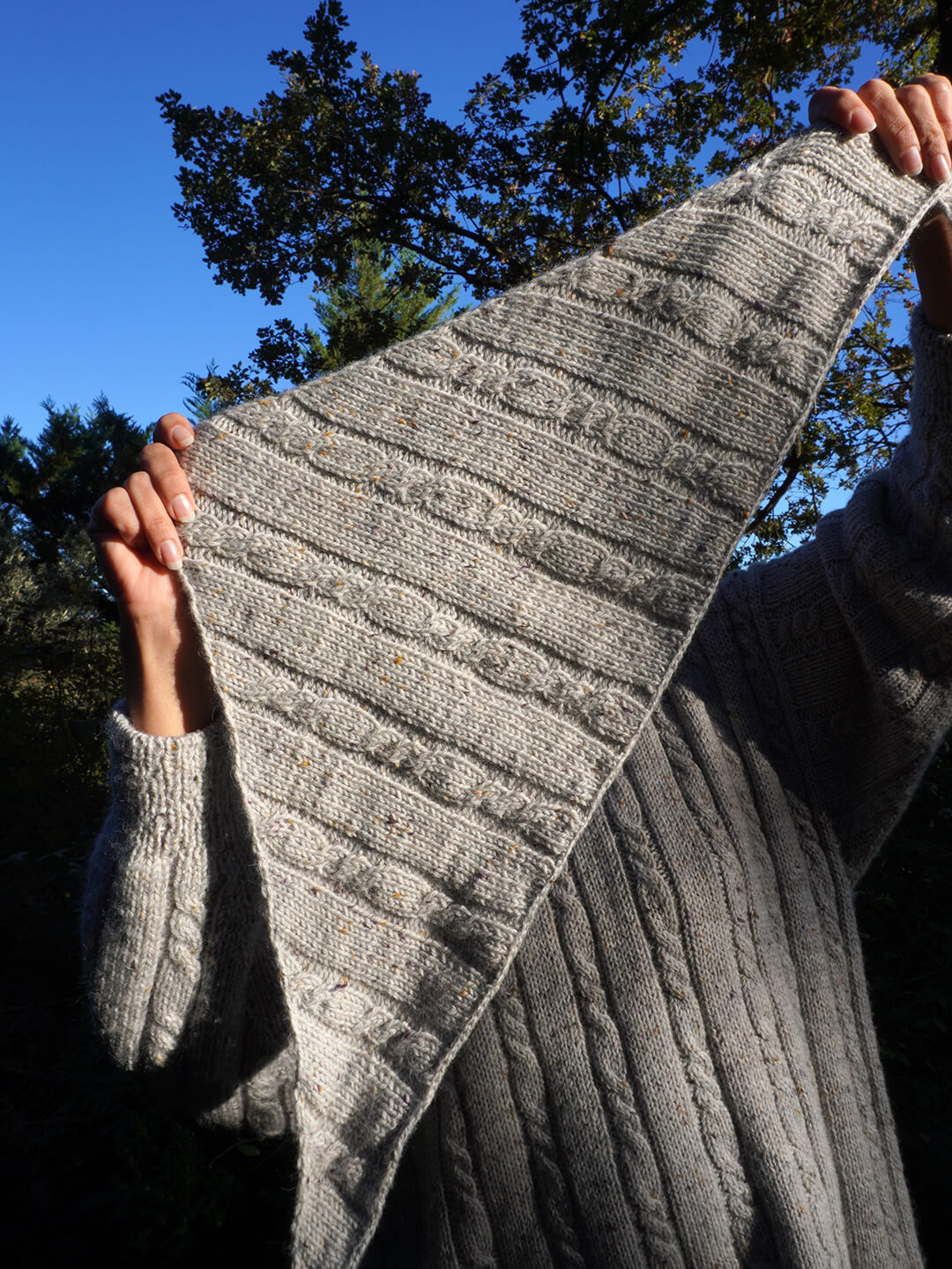 Escape Scarf | knitting pattern – poppy